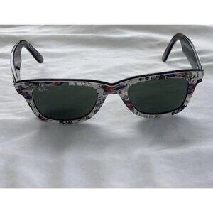 Ray-Ban Men’s Original Wayfarer Rare Special Series London Print Sunglasses RARE